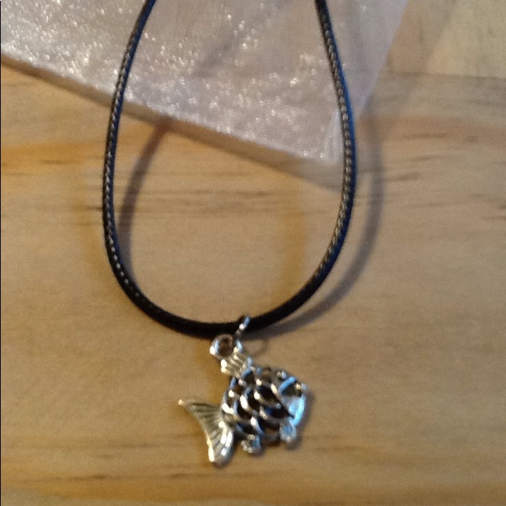 ON HOLD @nikisue1121 Handmade Unique Fish Necklace